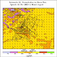 Ozone simulation for Vienna